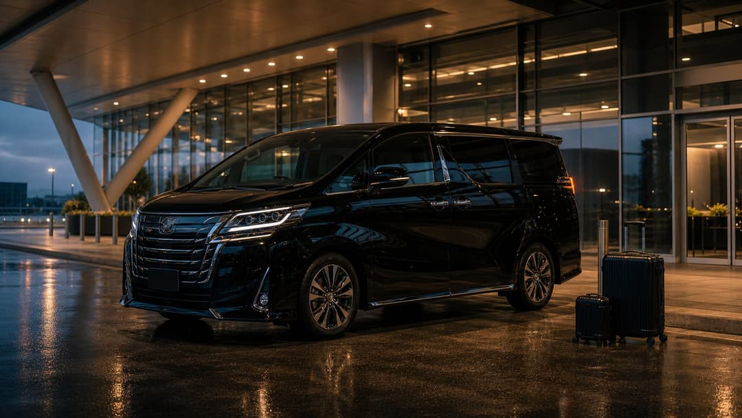 Toyota Alphard private airport pickup in Tokyo