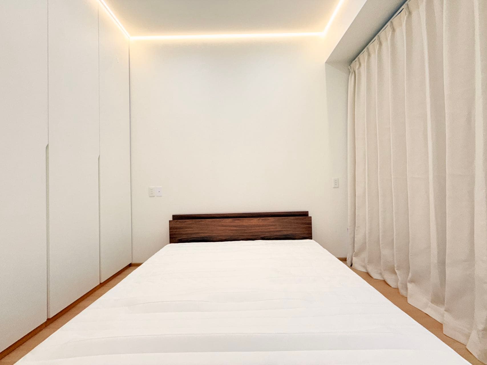Simple double bedroom
